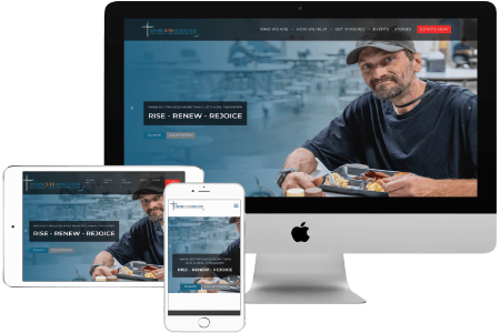 non profit web design with CMS